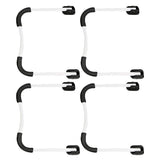 2 Sets Furniture Leg Nylon White for Beds Tables Folding and Stable V1369-AZ3-W-20829