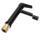 Bathroom Faucet Basin Bathroom Mixer Tap Rotational Bathroom Basin Sink Tap BlackUS 9/16 Thread V1294-YM0901-3112200135211