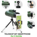 Waterproof Spotting Binoculars for Adults Small Night Vision Green Compact V1263-JX-4160