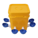 Automatic Chicken Waterer Cup with 12L Handheld Barrel Poultry Drinking Equipemnt for Goose Duck V1294-YM0706-3111230182713