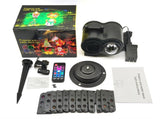 LED Holiday Projector - Dual Lens Colorful Water Wave and Pattern V888-ELOSUNG55867