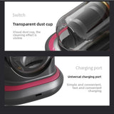Home Handheld Dust Mite Vacuum Cleaner, High-Frequency Dual-Beating UV Sterilization, Cordless V1265-AU-032-HONG