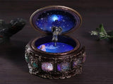 Vintage Music Box with 12 Constellations Rotating Goddess Twinkling LED Light V1294-YM0901-JY20436-10