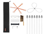 Chimney Sweep Kit, 7m Maximum Extendable Length Chimney, Chimney Cleaner Sweeper with Dual V952-SSTYCQSTJ26Y83UZW001V0
