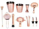 11PCS/Set Cocktail Shaker Set Bartender Kit Cocktail Strainer Stainless Steel Barware for Home V1294-YM0714-3118210200711