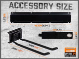 Wall Mounted Hook Rail Set Bike Holder Garden Tool Storage Rack Garage Organizer V465-97880-AU