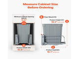 Pullout Trash Can for Kitchen Cabinets, Garbage Waste Recycling Bin, Under Mount Waste Container, V952-CFLJTDTDTHSYKL1U7V0