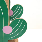 Vetreska Cat Kitten Scratcher Tree Cat Climbing Scratching Board Gym Cactus V610-VET-SC-CA