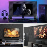 12 Acoustic Panels, 30x30x3cm - Self-Adhesive High Density Absorbing Wall Tiles for Effective V1188-MS-325-0043