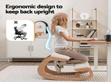 Artiss Kneeling Chair Ergonomic Posture Chair with Memory Foam Balance Stool for Home Office Gaming KCHAIR-G-02-BG