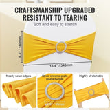 Stretch Spandex Sashes, Slipcover and Stretch Sash with Round Buckle, Elastic V952-YTZSDJS100PCAUCQ3V0