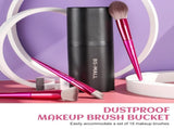 Hot red Professional Makeup Brush Set Cruelty-Free, Versatile for Foundation, Blush & V1107-HOT RED PROFESSIONAL MAKEUP BRUSH SET