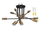 8 Light Ceiling Light Modern E27 Chandelier Lighting for Dining Room Living Room Kitchen Restaurant V1294-YM0523-3119220017811