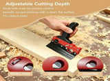 Multi-Blade Woodworking Chamfer Plane - Hand Planer for Edge Trimming & Corner Flattening, V1107-146-79529