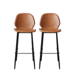 Levede 2x Bar Stool Barstools Counter Brown CH1104-2-BR