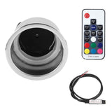 Stainless Steel LED Light Drink Cup Holders with Remote Control Marine Boats Car Truck Cup Holders V1369-AZ3-W-13939