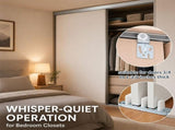 10Pcs Sliding Closet Door Roller Kit Quiet and Smooth Sturdy and Enduring Closet for 3/4inch to V1366-AZ2-W-15053