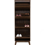 Hirado Tall Shoe Cabinet - Cocoa V656-372070