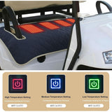 Heated Golf Cart Seat Cover, Waterproof Towel Cushion, Universal Golf Cart Seat Towel V1366-AZ2-W-11516