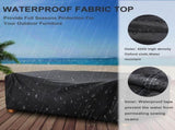 Outdoor Garden Furniture Cover Waterproof Anti-UV Rectangular Patio Table Cover for Rattan Furniture V1237-ZY-924-226