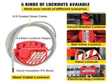 42 PCS Lockout Tagout Kits Electrical Loto Kit for Electrical Risk Removal V952-AQSJTZJDGJX42WVJ4V0