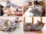 Cat Wrestling Toy Puppet, Mouse Puppets Enrichment Toys for Bored Indoor Cats, Safe Wrestling Glove V1188-CYX-LHJ-452