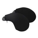 Car Seat Headrest ABS Retractable Elastic Comfortable Car Neck Pillow for Children AdultsBlack V1294-YM0901-3117210165311