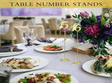 20 Pcs Metal Table Numbers 1-20 Table Numbers for Wedding Reception 12 Inch Party Table Number with V1192-AZ-W-28659