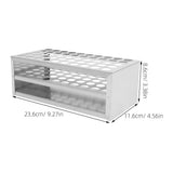 Stainless Steel Tube Rack for Laboratory Storage with Compact Design and Secure Placement V1369-AZ3-W-18351