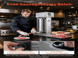Electric Sausage Stuffer, 55 LBS / 25 L Vertical Meat Stuffer, Stepless Speed Control and Foot V952-DDLSBXGGCJ250CTHB001V3