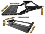 Heavy Duty Pull-Out Caravan Step, Folding Aluminium RV Step V1181-POS-SINGLE-BK