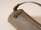 Genuine Leather Boston Bag - Mini Barrel Crossbody & Top Handle Purse V888-ELOSUNG35969