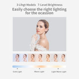 LED Portable Phone Holder Stand Wireless Remote Dimmable Selfie Fill Light Lamp White V201-PM001WH-AU