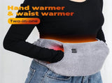 Electric Belly Warmer and Hand Warmer Heating Belt for Menstrual Pain and Lower Back Relief, Soft V1189-LC-QP-00631