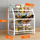 3-Tier Detachable Spice Rack Storage Organiser for Kitchen Countertop V178-36111