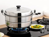Thickened Stainless Steel Steam Pot Multi Layer Multipurpose Large Stock Cooking Pot for Induction V1294-YM0901-3113230402211