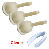10 Pcs Self-Sealing Latex Male External Condom Catheter Kit, Includes 2Pack 2000ml Hanging Drainage V1192-AZ-W-28312