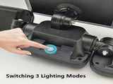 74 LED Solar Motion Sensor Light, 3 Brightness Modes Outdoor Wall Light, Suitable for Front Door, V1102-TYNZM001