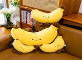 Throw Pillow Banana Shaped Long Body Pillow Ultra Soft Fluffy High Loft Filling Stress Relief Cuddle V1370-AZ4-09098