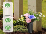 40 Pack Cemetery Vases with Spikes,Plastic Vases for Flowers,Grave Decorations for Cemetery,Memorial V1192-AZ-W-24575