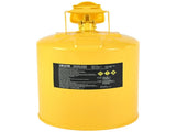 Safety Can, 19 L Type I Yellow Safety Can for Diesel with Stainless Steel Flame Arrester, V952-IXAQGHSJS5JLW7T1O001V0
