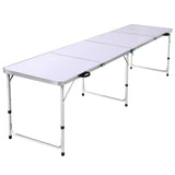 Weisshorn Folding Camping Table 240CM Portable Outdoor Picnic BBQ Aluminium Desk CAMP-B-T-MDF-240