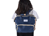 Backpack Multifunctional Foldable Large Capacity Baby Diaper Storage Bag for TravelDark Blue V1294-YM0523-3117210159813