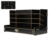 Wooden Storage Box Innovative Desktop Pen Holder Container Stationery Rack OrganizerBlack V1294-YM0721-3117210041511