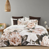 Bianca Somerset White Cotton Sateen Floral Quilt Cover Set Double V442-BCA-QUILTCS-SOMERSET-WHITE-DS
