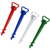 39cm Sun Umbrella Spike Ground Plug for Parasols Sports Nets Plastic V1369-AZ3-W-21234