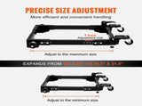 Mobile Base, 680.3 kg Capacity, Adjustable from 457.2 x 609.6 mm to 673.1 x 800.7 mm, Heavy Duty V952-JJYDDZ1500LBNTWJXV0