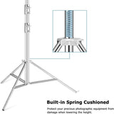 3Pcs 260cm Heavy Duty Stainless Steel Light Stand for Photo and Video V571-328453949393