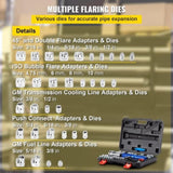 VEVOR Hydraulic Flaring Tool Kit, 45&deg; Double Flaring Tool, Brake Repair Brake Flaring Tools for V952-KKJDXTZ450305CHVCV0
