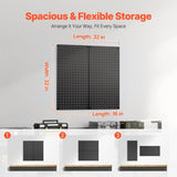 VEVOR Metal Pegboard Panels 812.8 x 406.4 mm 2 Panels Wall Organizer for Home V952-GJGBHSJS3216LHZQHV0